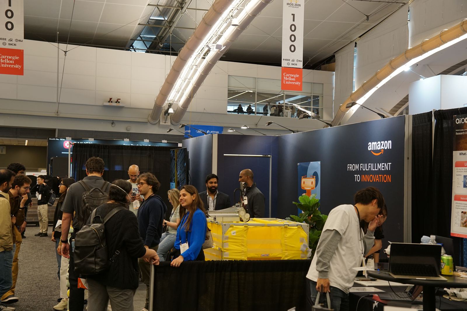 Amazon Fulfillment Innovation booth.