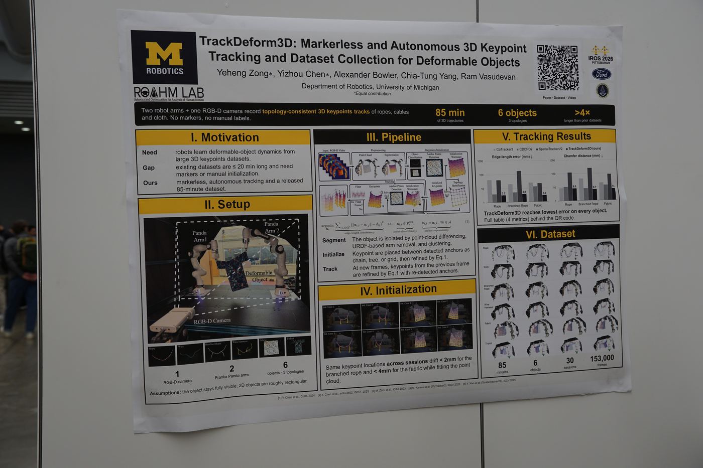 University of Michigan TrackDeform3D poster.